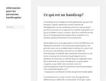 Tablet Screenshot of handicaplandes.org